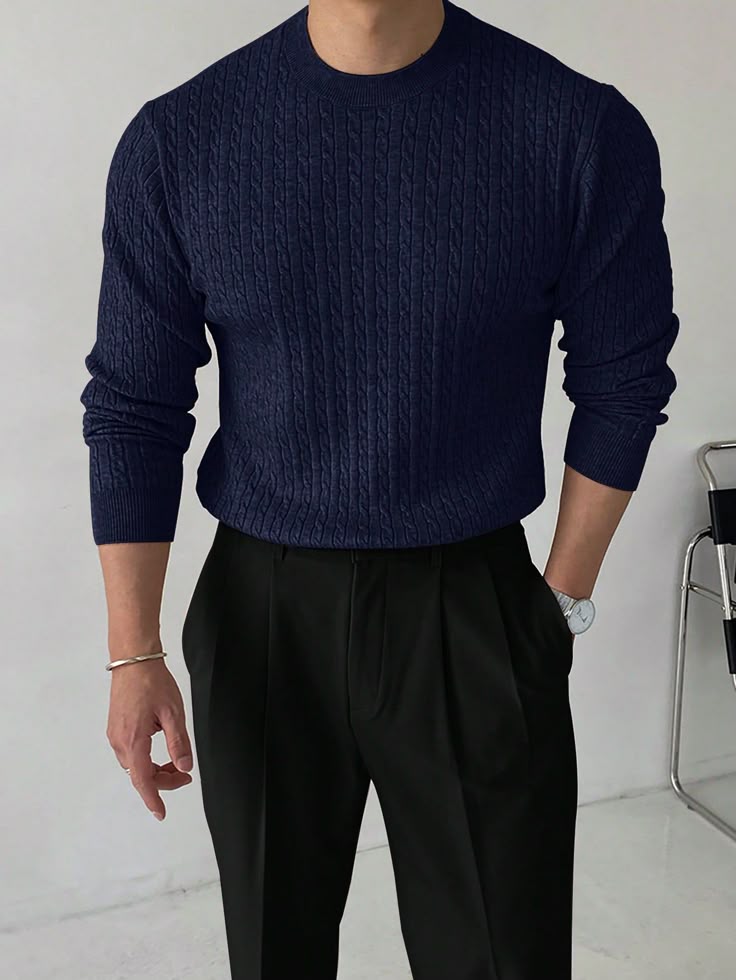 Sweaters Old Money Mens