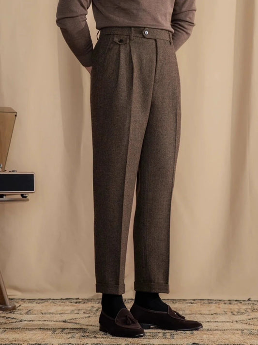 Italian Vintage Suit Pant For Men - Old Money